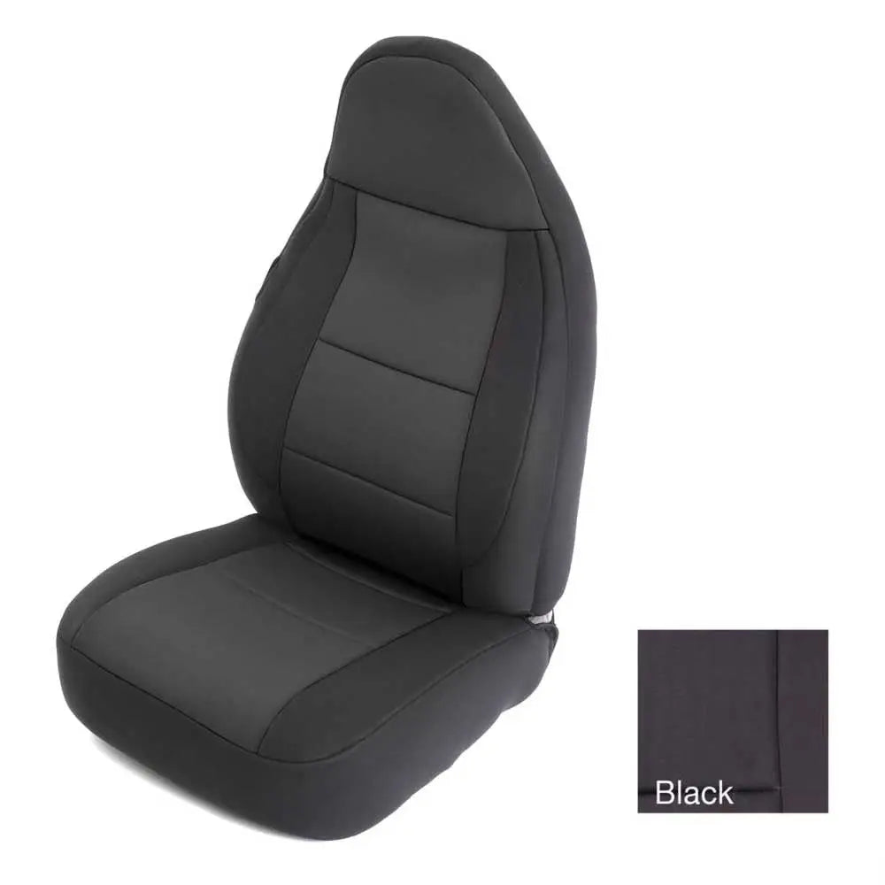 Komplett Setetrekk i Neopren - Svart Sider/svart Midtparti Smittybilt - Jeep Wrangler Jk 2 d 07-18