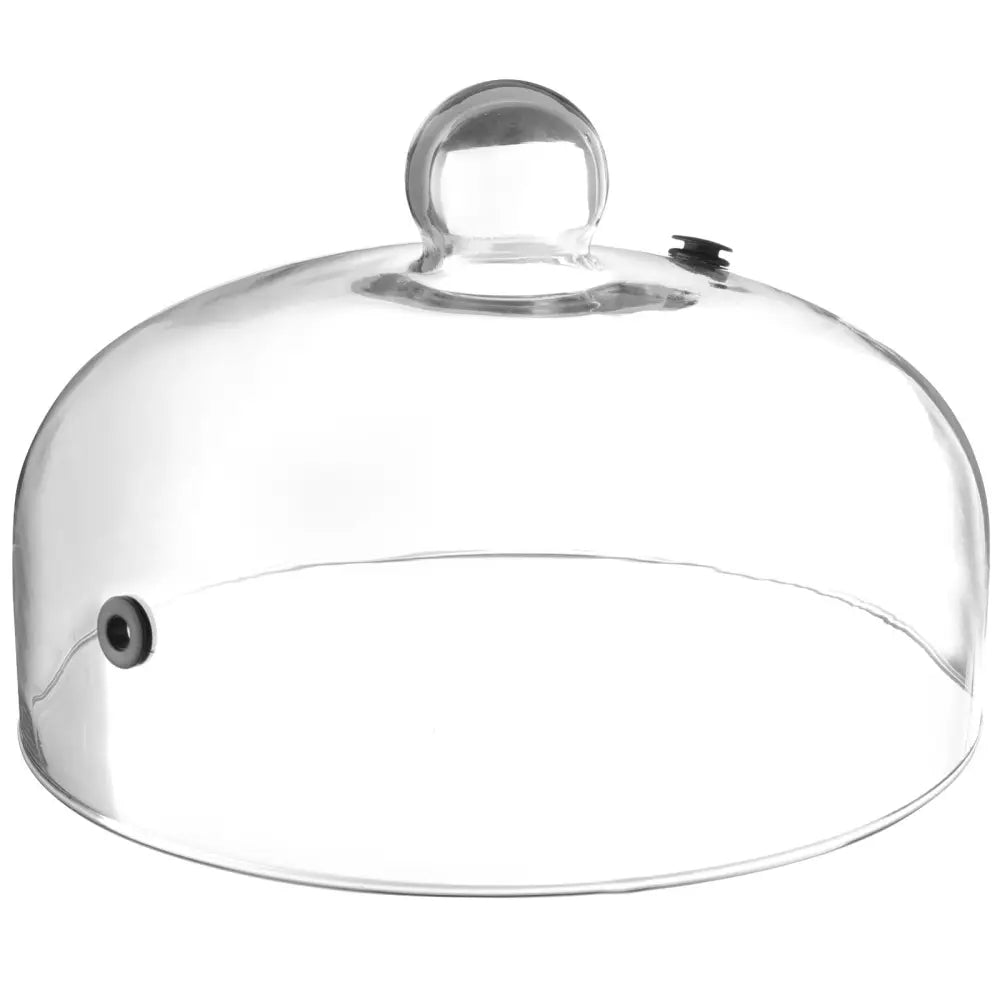 Kuppelglassbred til Røyking av Mat på Tallerken med 260 Mm Hull - Hendi 199664