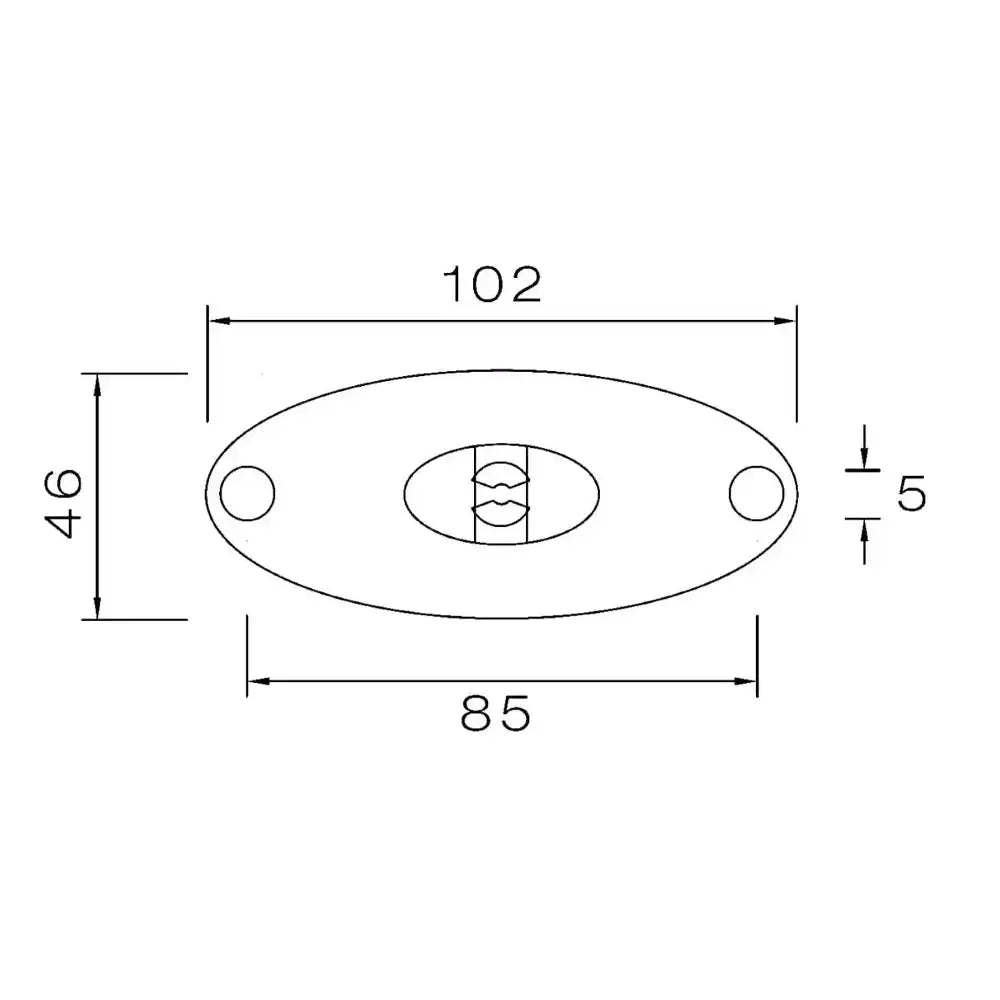 Led Sidemarkeringslampe til Aspöck Flatpoint Ii Tilhenger uten Holder