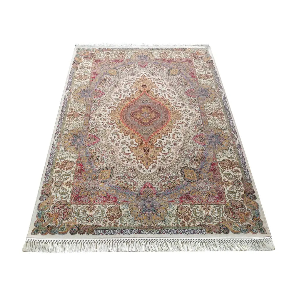 Luksuriøs Tepe i Krem 150 x 230 Cm 100% Akryl og Bomull