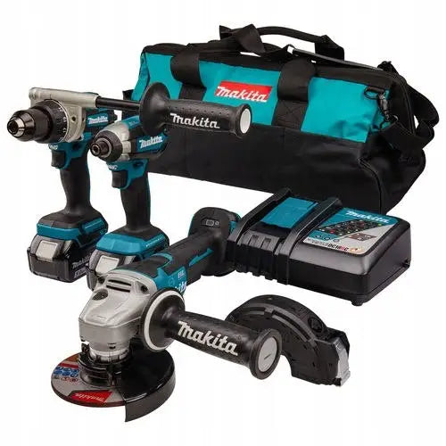 Makita Combo Sett 18v Ddf486 + dtd153 + dga508 2*5,0ah