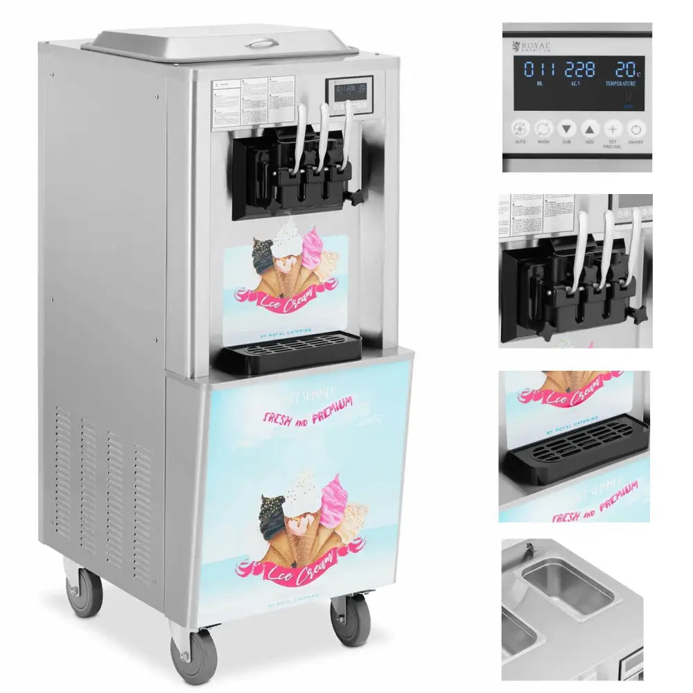 Maskin Automatisk for Italiensk Is 2140 w 33 L/t - 3 Smaker