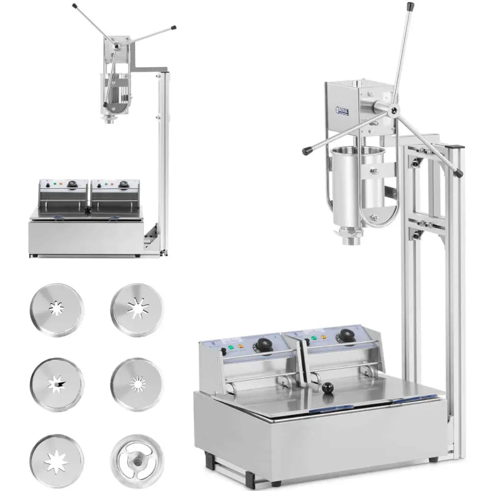 Maskin Enhet for Dosering og Steking av Churros 3 l 2x 2500 w