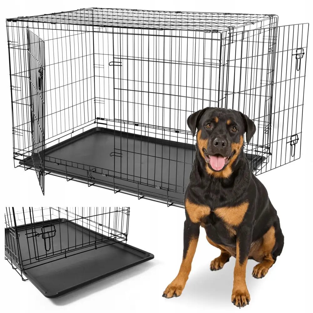 Metallbur for Store Hunder Transportbur Innhegning Kennel Xxl