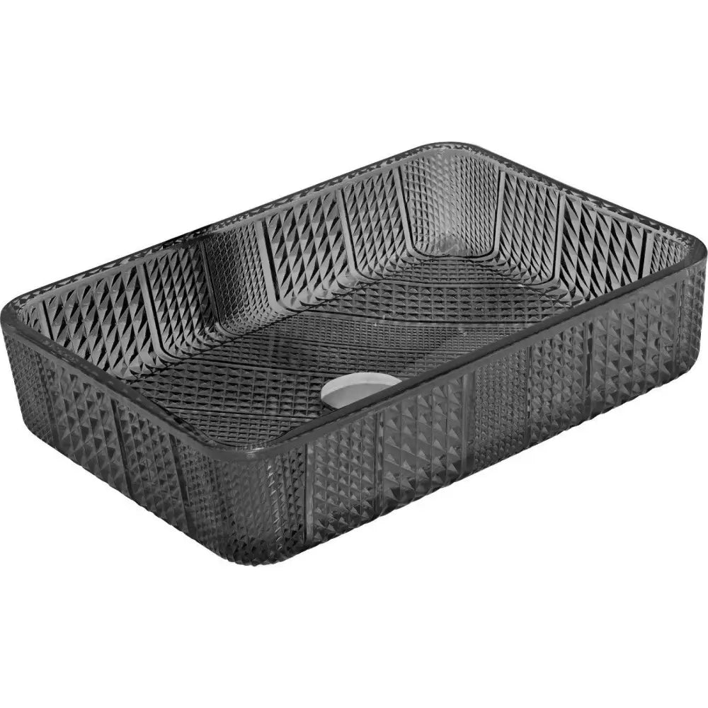 Mexen Akra Glasservant for Benkeplate 46x33 Cm Svart