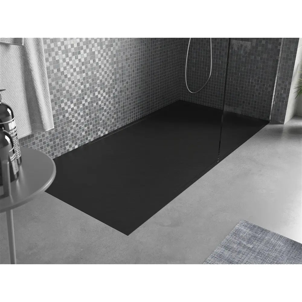 Mexen Amon Dusjbrett Rektangulært Smc 160x70 Cm Svart - 4f