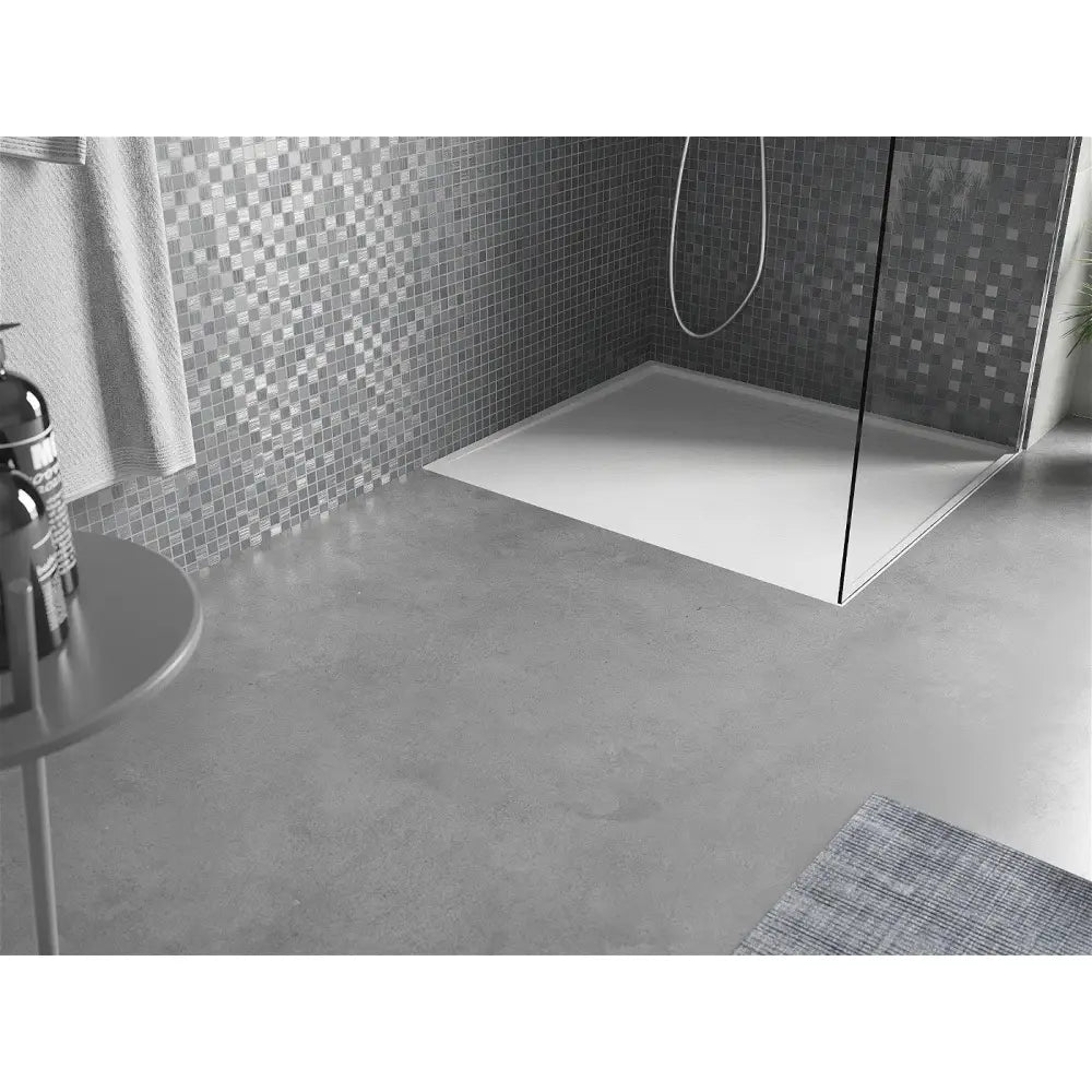 Mexen Amon Rektangulært Dusjbrett Smc 100x90 Cm Hvit - 4f