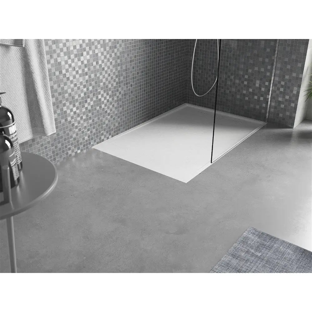 Mexen Amon Rektangulært Smc-dusjbrett 100x80 Cm Hvitt - 4f