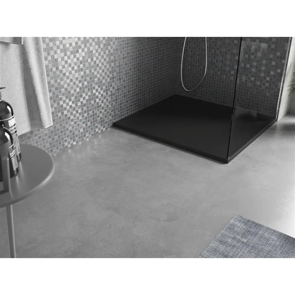 Mexen Amon Rektangulært Smc-dusjbrett 100x90 Cm Svart - 4f
