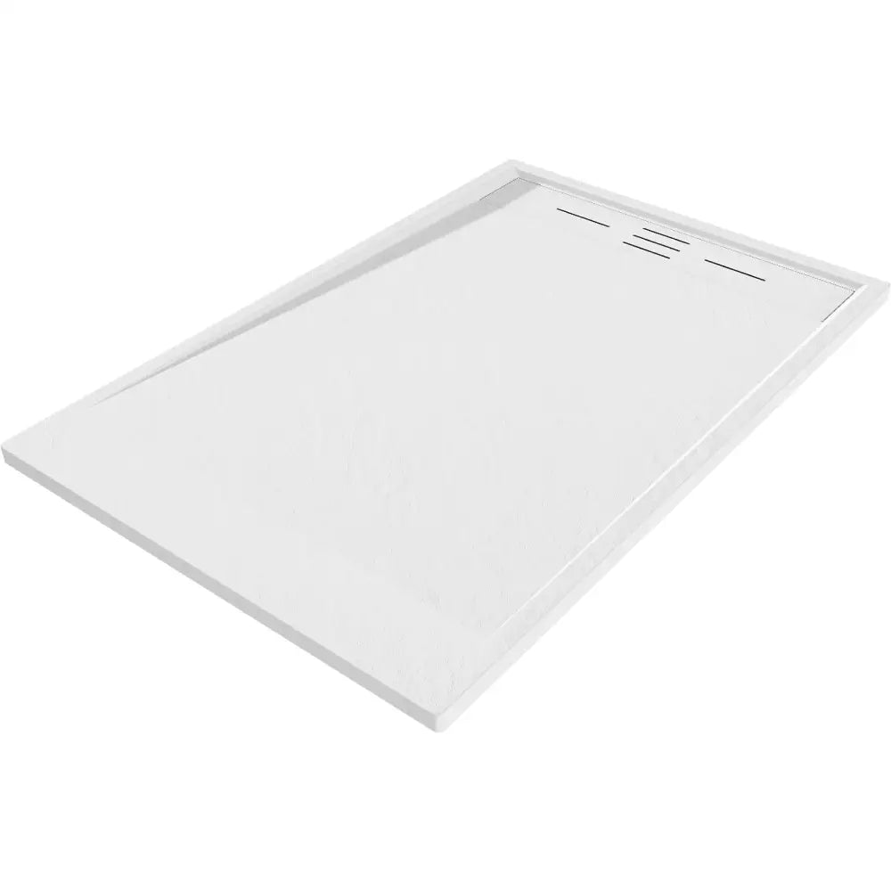 Mexen Amon Rektangulært Smc-dusjbrett 130x80 Cm Hvitt - 4f