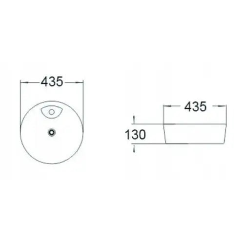 Mexen Arlena Servant for Nedfelling 43x43 Cm Hvit