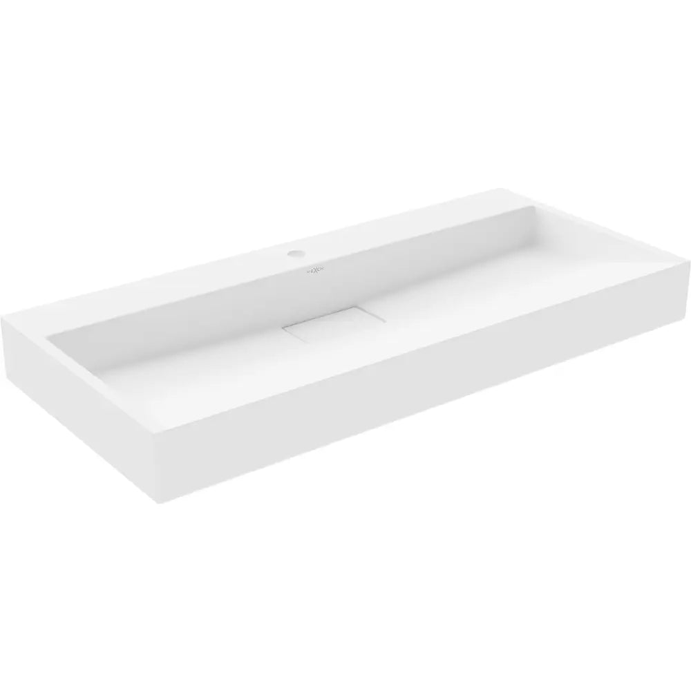 Mexen Ava Benkeplatevask i Kompositt 1/o 100x46 Cm Hvit
