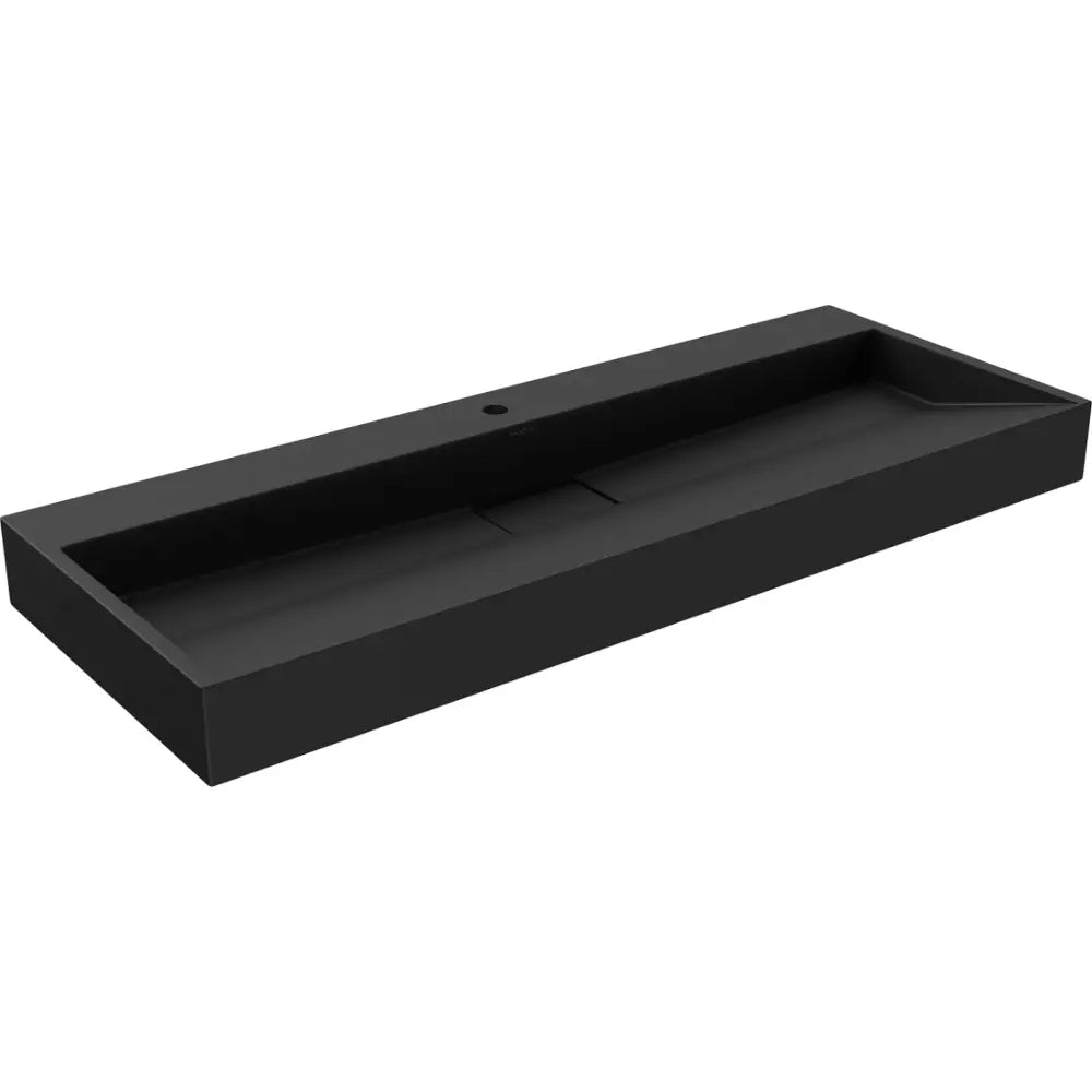 Mexen Ava Benkeplatevask i Kompositt 1/o 120x46 Cm Svart