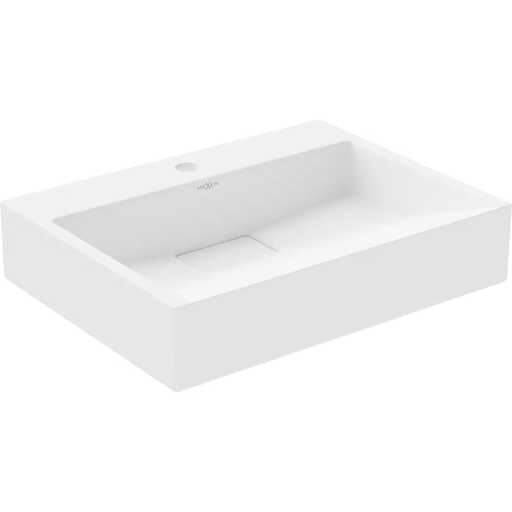 Mexen Ava Benkeplatevask i Kompositt 1/o 50x38 Cm Hvit