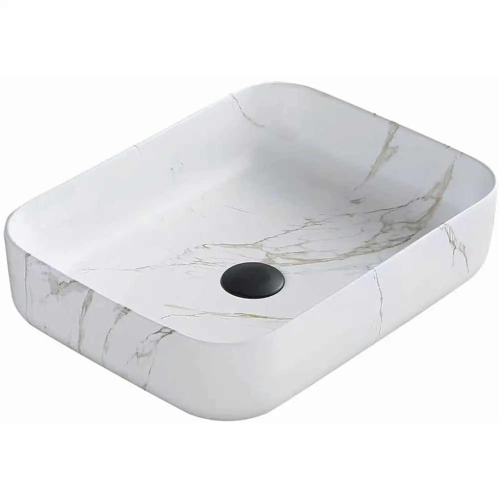Mexen Carla Servant for Benkeplate 50x39 Cm Hvit Stein