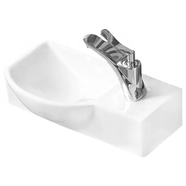 Mexen Hugo Servant for Nedfelling Venstre 40x22 Cm Hvit - 21254000l