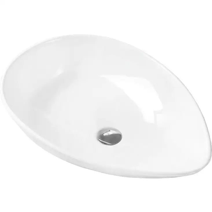 Mexen Livia Servant for Montering på Benkeplate 65x44 Cm Hvit
