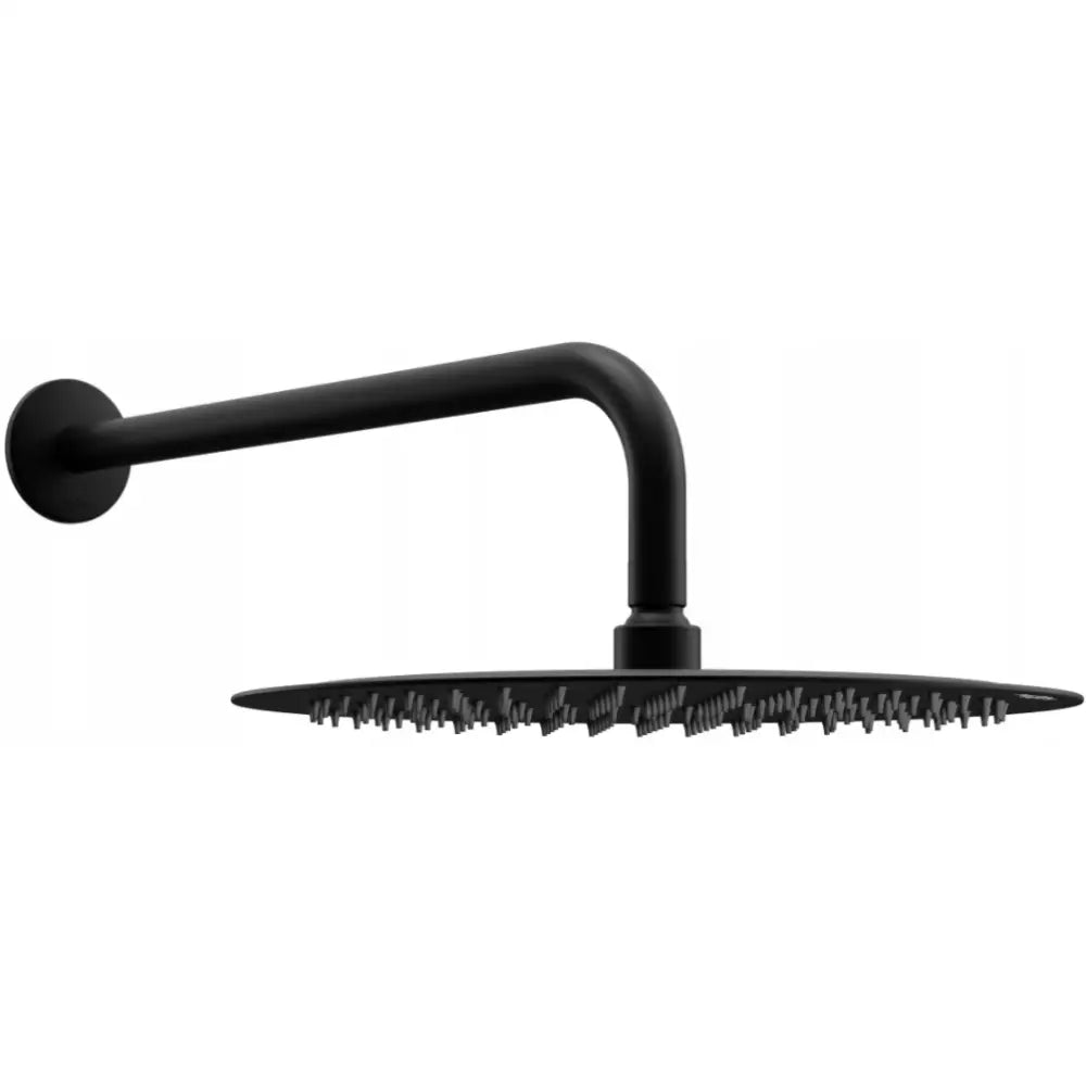 Mexen Slim Dusjhode 25 Cm med Dusjarm Svart - 79225211