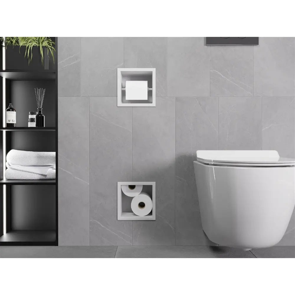 Mexen X-wall-bp Toalettpapirholder med Magasin Hvit