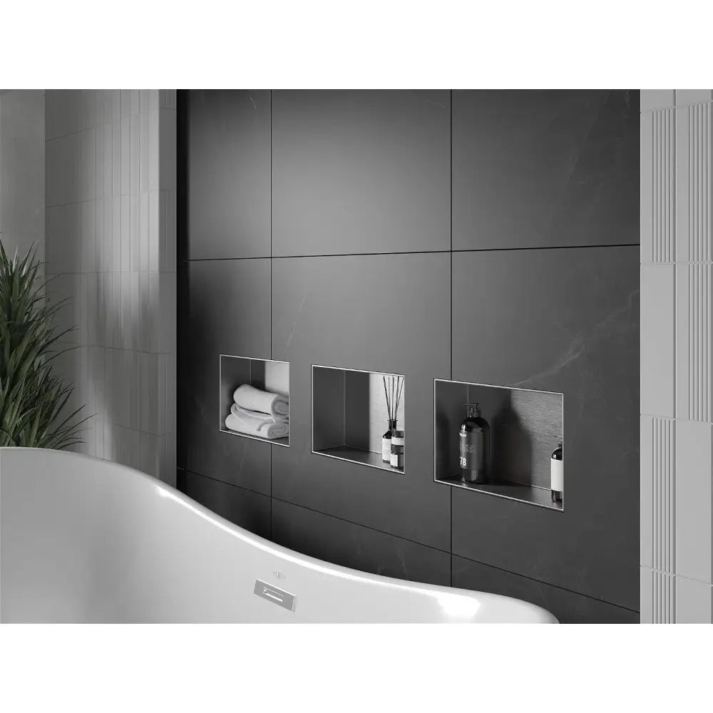 Mexen X-wall-nr Nisjehylle uten Flens 30x20 Cm Rustfritt Stål