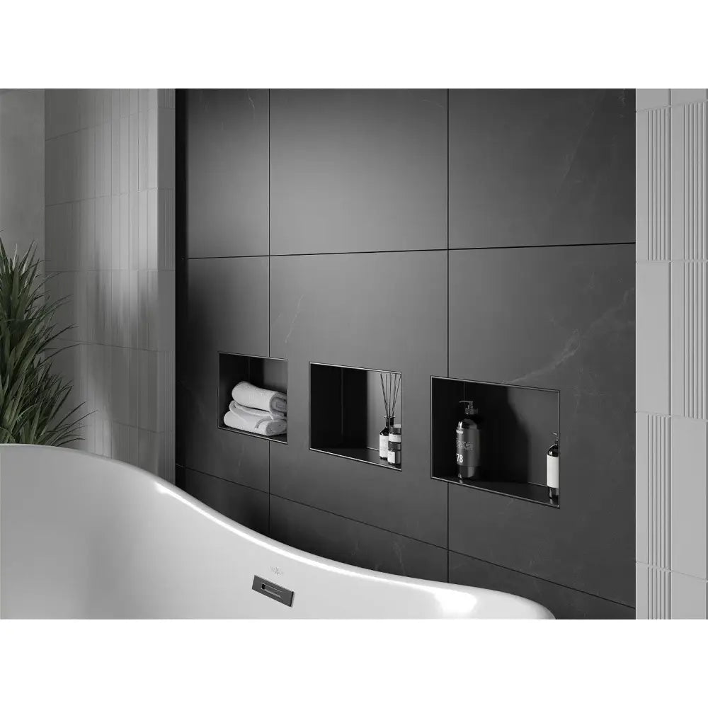 Mexen X-wall-nr Nisjehylle uten Flens 30x20 Cm Svart