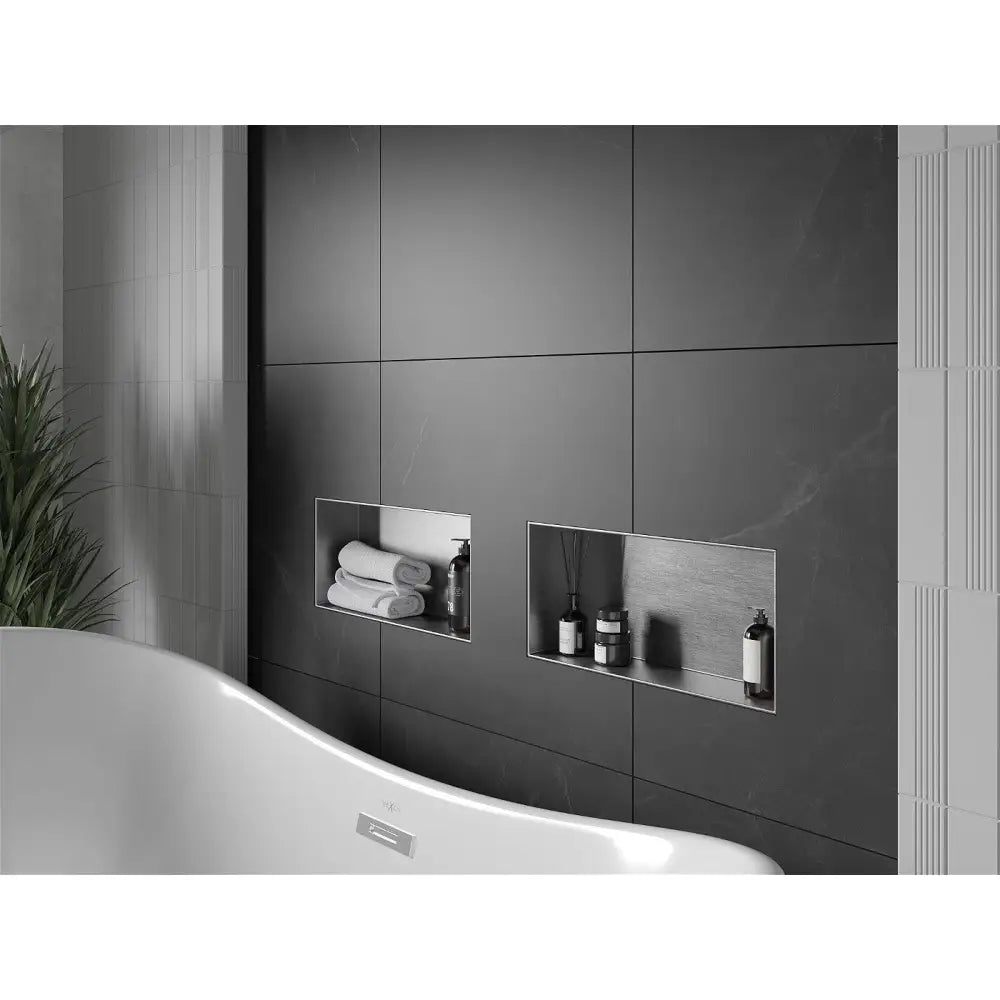 Mexen X-wall-nr Nisjehylle uten Flens 45x20 Cm Rustfritt Stål
