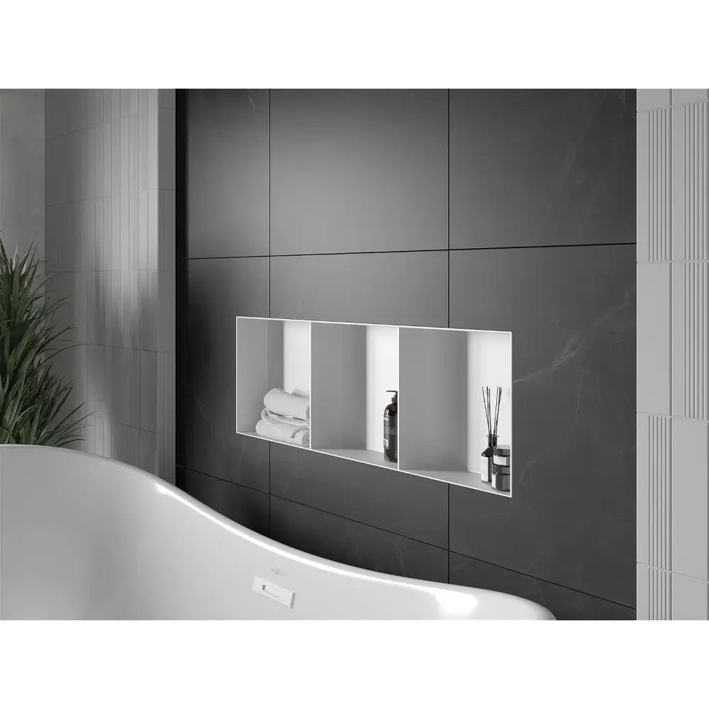 Mexen X-wall-nr Nisjehylle uten Flens med Hylle 90x30 Cm Hvit - 1921903010s