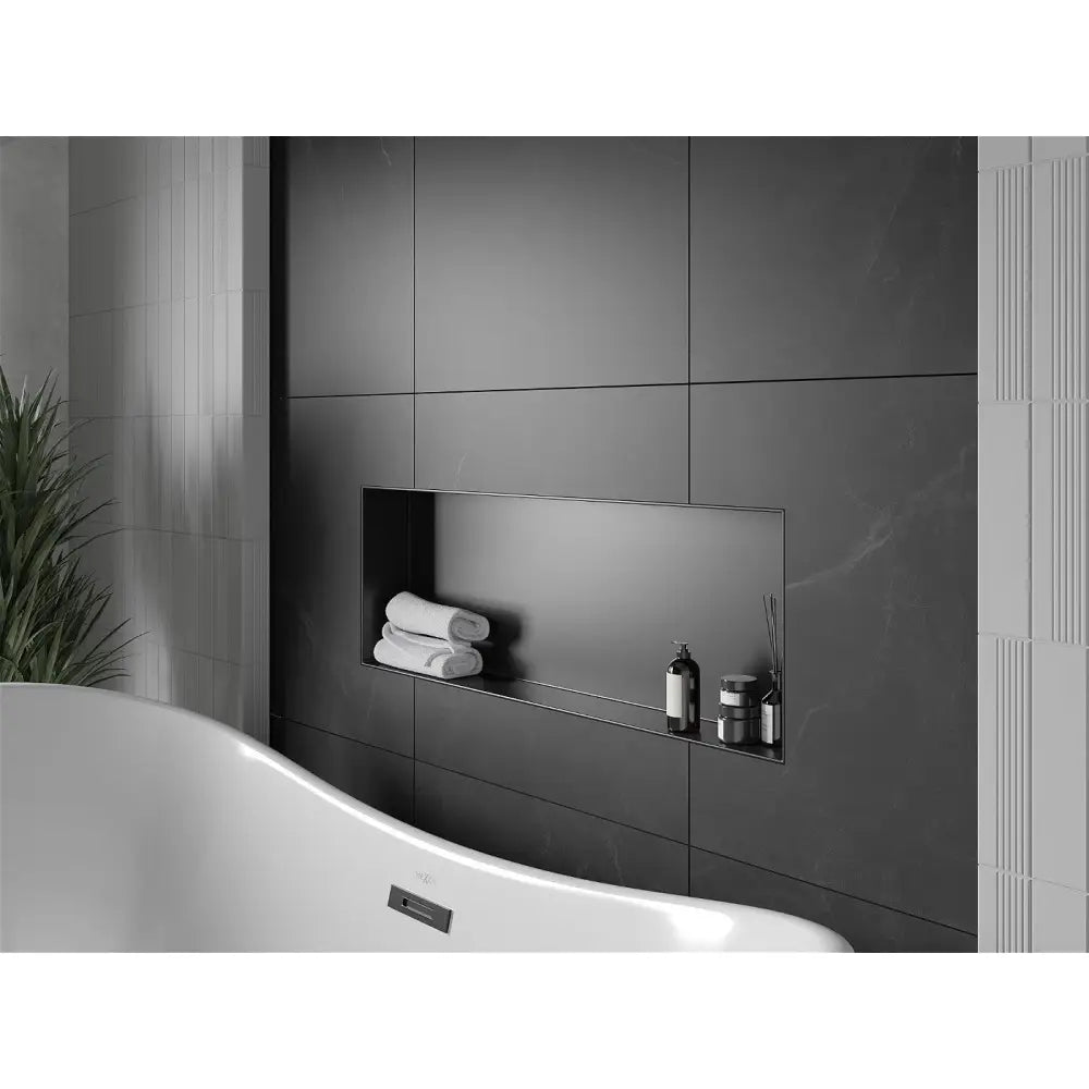 Mexen X-wall-nr Nisjehylle uten Kant 90x30 Cm Svart