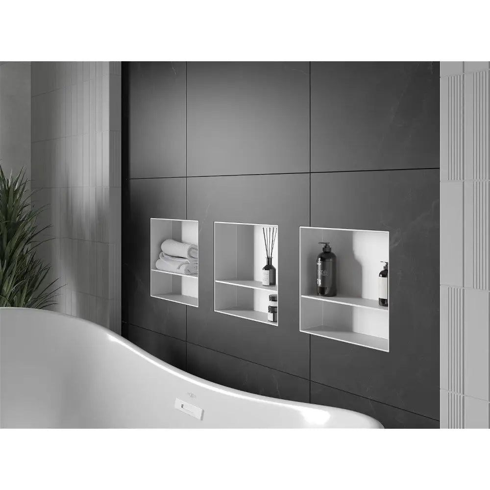 Mexen X-wall-nr Nisjehylle uten Kant med Hylle 30x30 Cm Hvit - 1921303010s