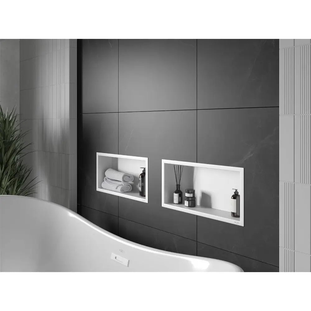 Mexen X-wall-r Innebygd Hylle med Kant 45x20 Cm Hvit