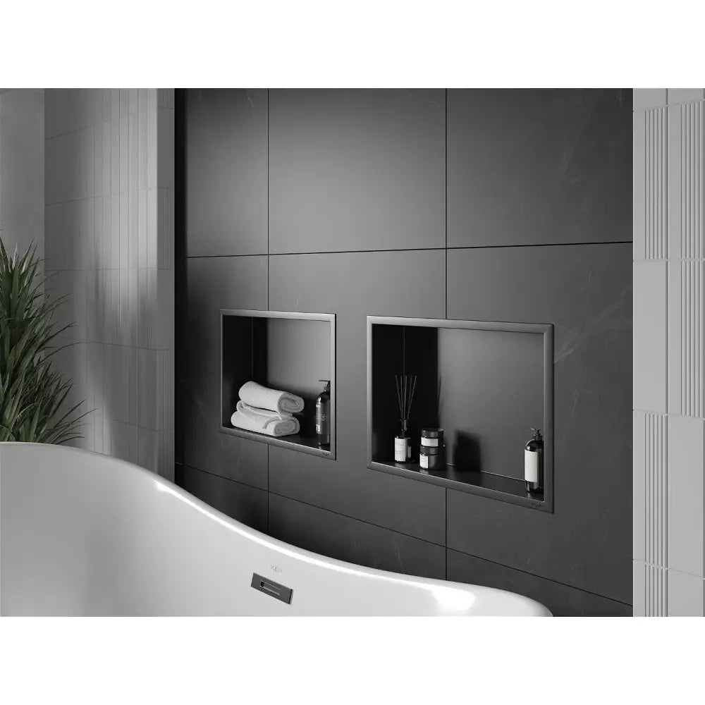 Mexen X-wall-r Nisjehylle med Kant 45x30 Cm Svart