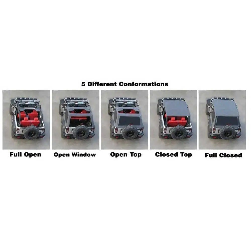 Mjuk Topp Fastback Soltopp - Jeep Wrangler Jl 4 d 18-