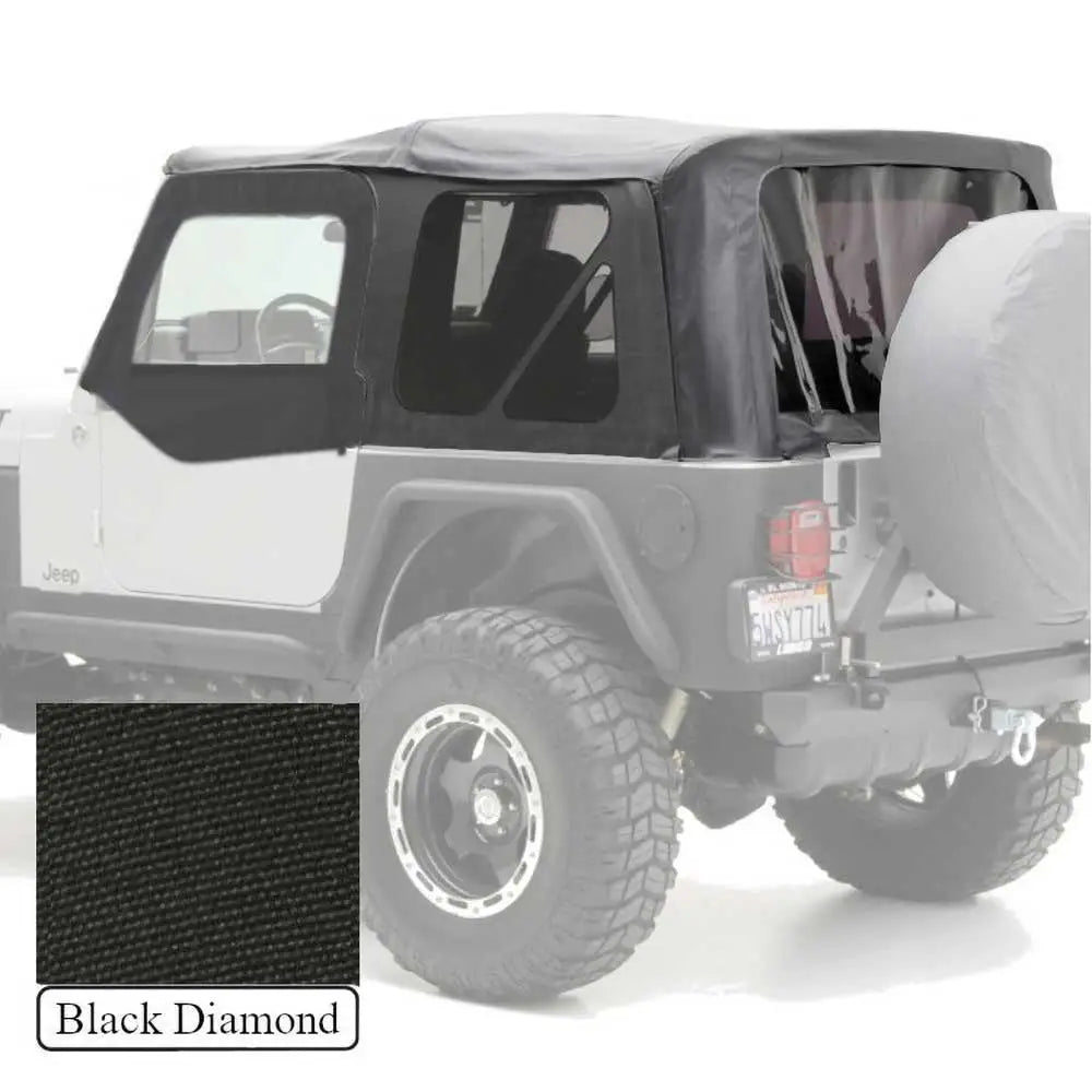 My Suggest Product Name In Norwegian: ?Jeep Wrangler Tj 97-06 Tak Soft Top Svart Diamond Smittybilt’