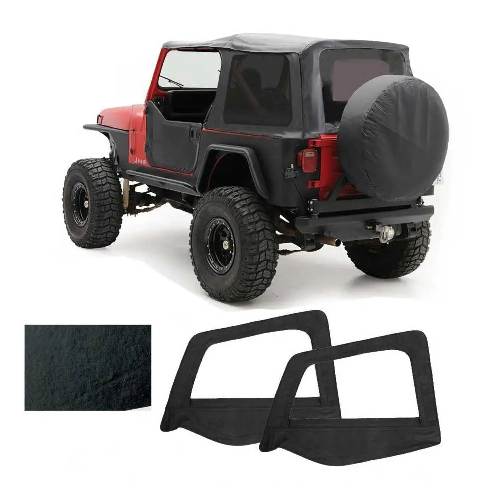 Myk Topp Denim Svart Smittybilt - Jeep Wrangler Yj 88-95.