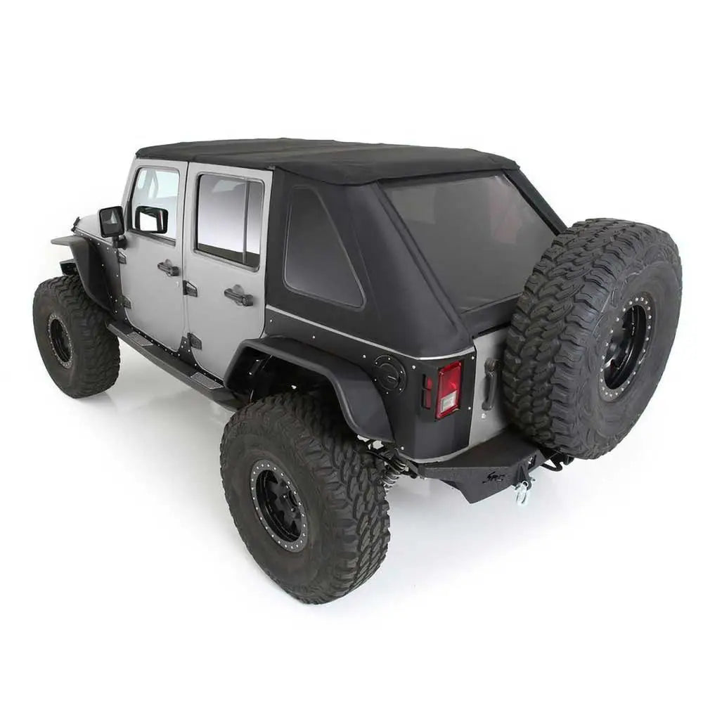 Myk Topp Slant Svart Diamant Smittybilt - Jeep Wrangler Jk 4 d 07-18