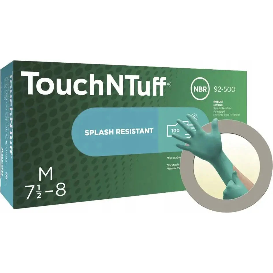 Nitrilhansker Touchntuff 92-500 Størrelse 9,5-10 (100 Stk)