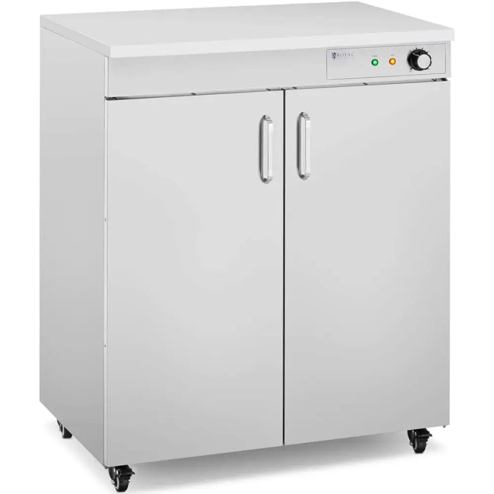 Oppvarmingsplate Skapvarmer på Hjul for 120 Tallerkener 29 Cm 800 w