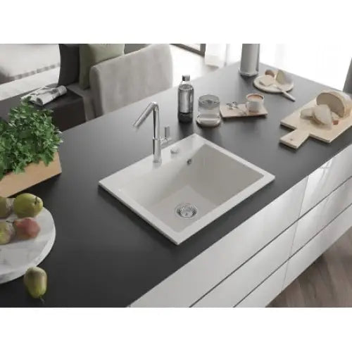 Oscar Kjøkkenvask 1 Kum 580x490 Mm Hvit - 6519581000-20