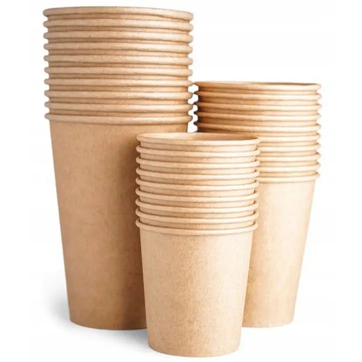 Papirkopper for Kaffe og Te Kraft Engangskopper 250ml 100stk