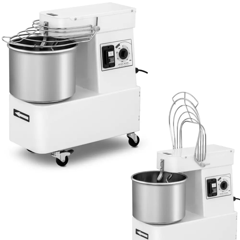Planetarisk Mikser med Spiral til Deig med Fast Deig 10 Liter 35 Kg/time 370 w Italia