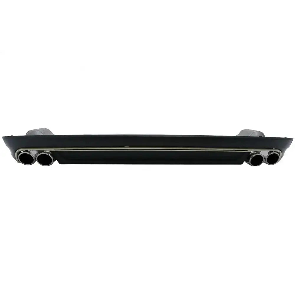 Rear Bumper Diffuser Valance With Exhaust Muffler Tips Suitable for Audi A8 D4 Facelift (2015-2017) S8 Design