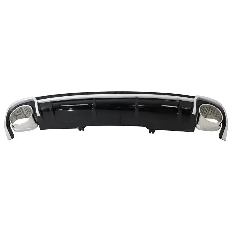 Rear Bumper Valance Diffuser Exhaust Tips Suitable for Audi A4 B9 8w (2016-2018) Sedan Avant Rs4 Design