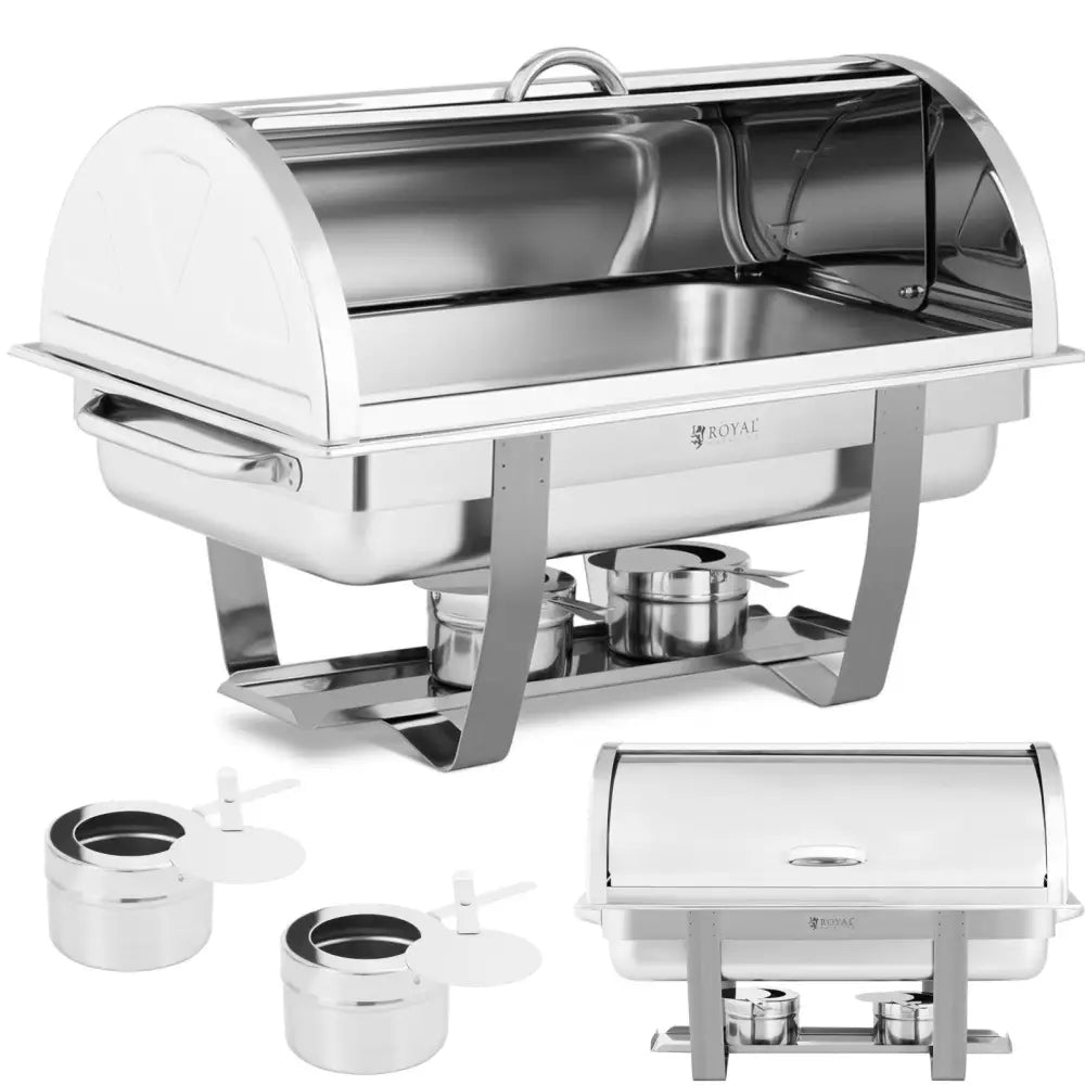 Rullelokk Serveringsbrett for Pasta med Lokk Gn 1/1 8,5 l