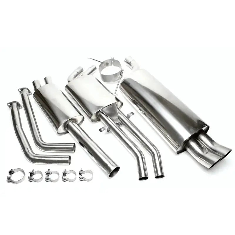 Rustfritt Stål Catback 2x76mm Dtm Ta Technix Bmw 3 Serie (e46) 98-01