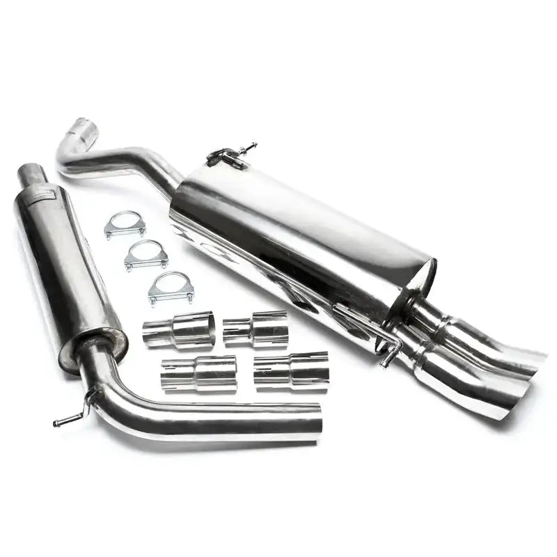 Rustfritt Stål Catback 2x76mm Dtm Ta Technix Skoda Fabia 99-08
