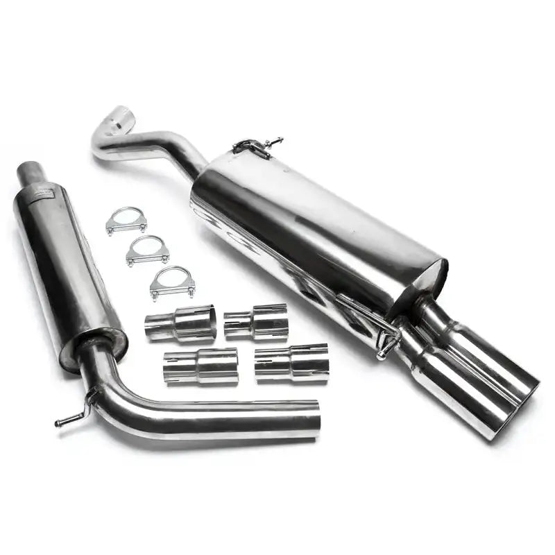 Rustfritt Stål Catback 2x76mm Ta Technix Skoda Fabia 99-08