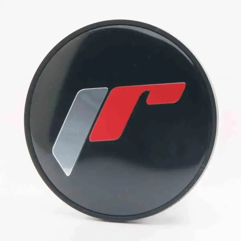 Senterkapsel Klistremerke for C087 - Black + Silver/red Letters