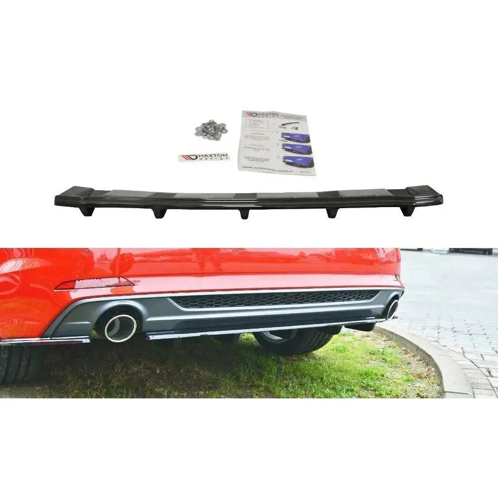 Sentersplitter bak (med Vertikale Finner) Audi A5 F5 S-line