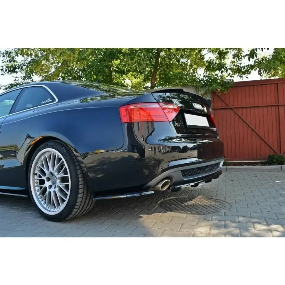 Sentersplitter bak (med Vertikale Finner) Audi A5 S-line 8t Coupe / Sportback
