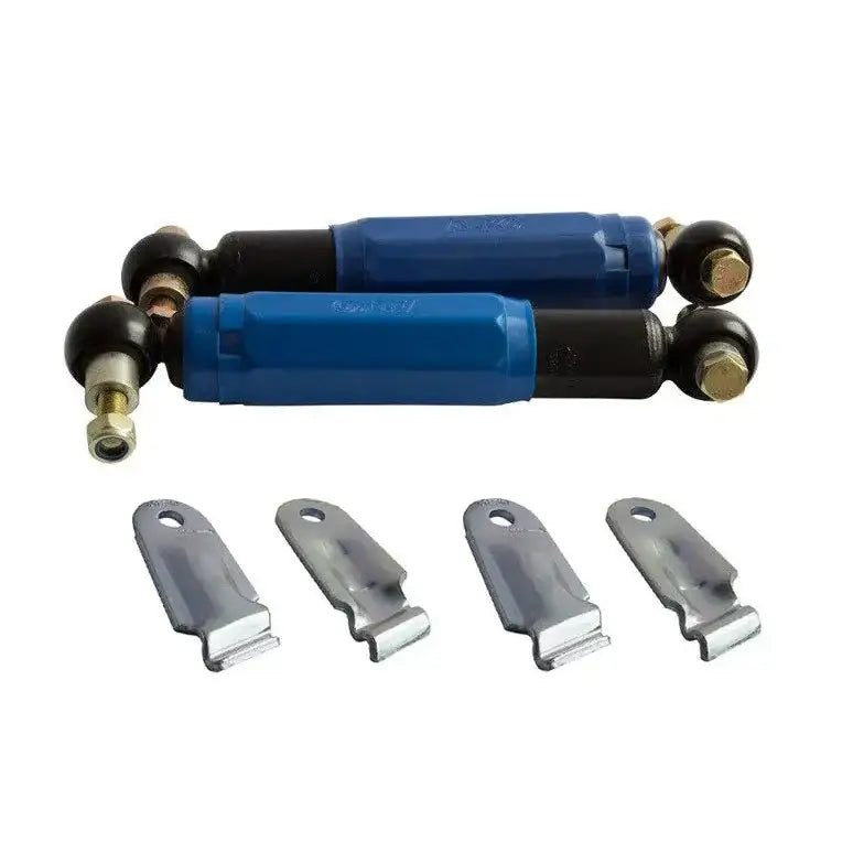 Sett 2x Al-ko Octagon Blå Støtdemper 1350-2700 Kg + 2x Sett med Al-ko Håndtak